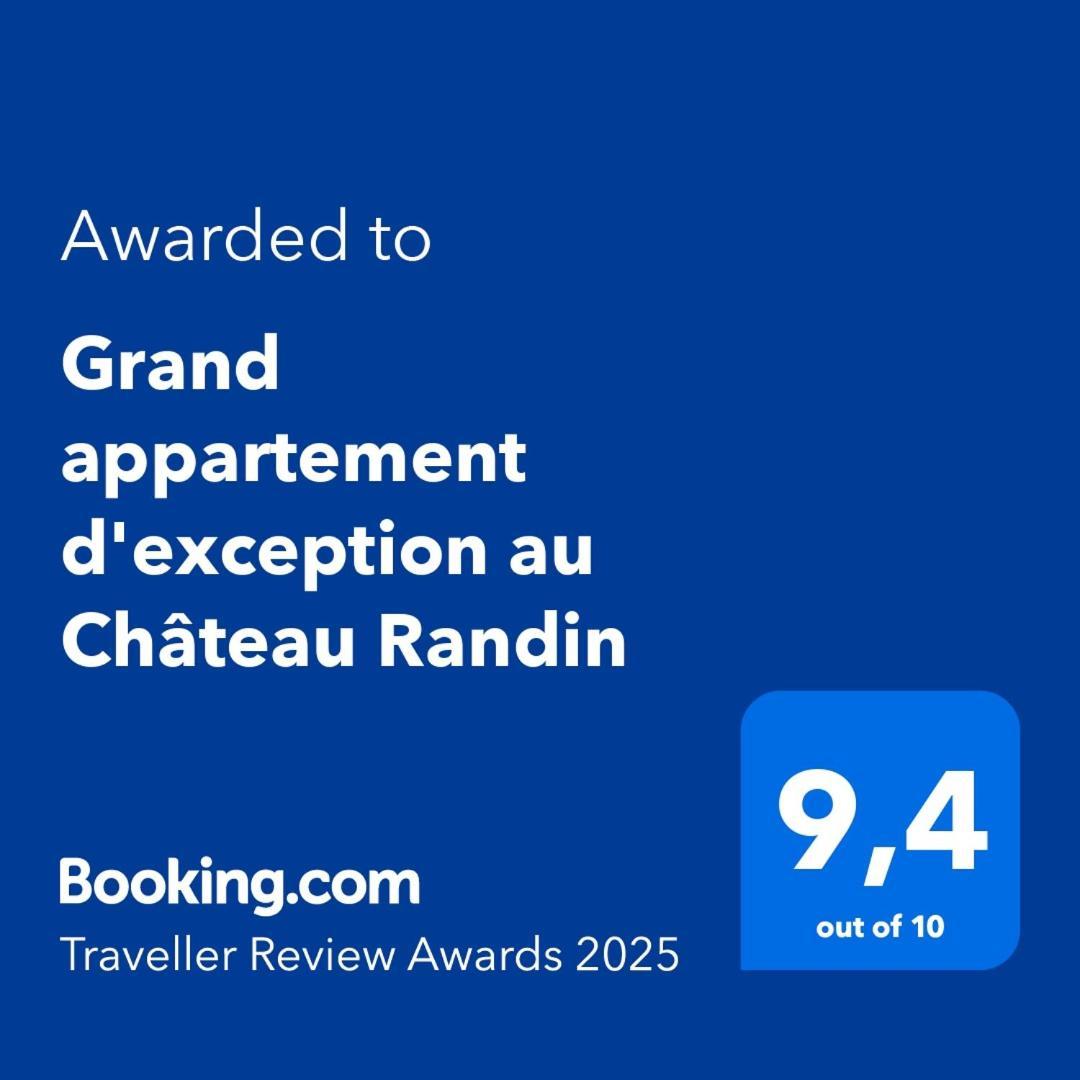 Grand Appartement D'Exception Au Chateau Randin Écully المظهر الخارجي الصورة